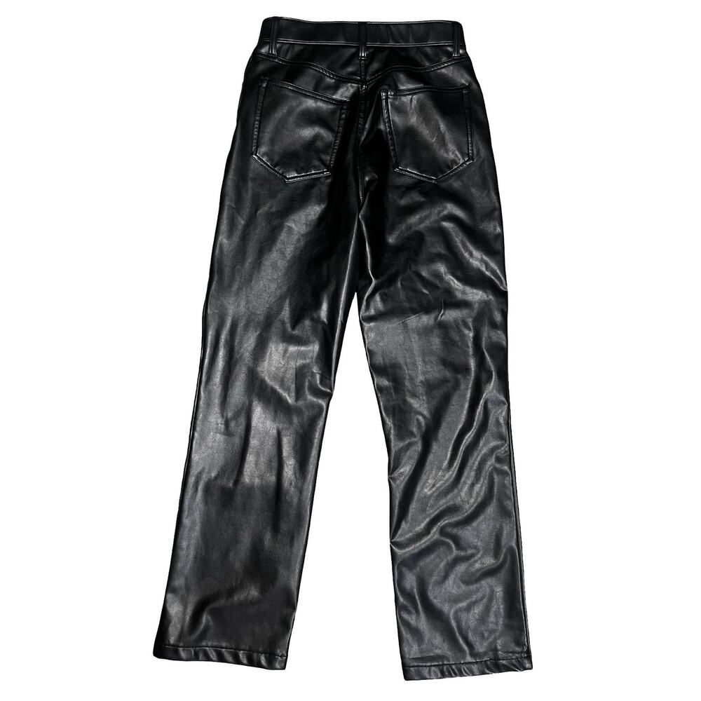 Abercrombie & Fitch Pants Womens 27" Straight‎ Ultra High Rise Vegan Leather